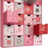 BRUBAKER Fill-Your-Own Advent Calendar for Women and Girls – Pink & Rose view 3