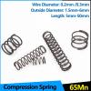 Liovns Mdingbao Compression Springs, 20-Piece Cylindrical Helical Coil Set, 0.3 mm Wire view 2