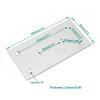 ULIFESTAR Stainless Steel Repair Plates, Flat Straight Brackets for Wood Furniture, Shelves and Cabinets, with Screws, 4-Pack view 2
