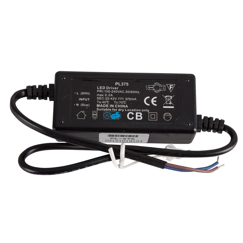 Mextronic LED Constant-Current Driver, 100–240V AC, 375mA, 32–42V