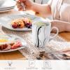VEWEET Fiona Coffee Mug Set, 325 ml, White Ceramic Mugs, 6 Pieces view 4