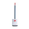 QYRKYP Quick-Drying Silicone Toilet Brush and Holder, White view 1