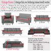 L-Shaped Sofa Cover, Stretch, Beige/Gray/Brown view 4