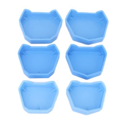 Gypsum Model Base, 6-Piece Flexible Silicone Dental Lab Model Base