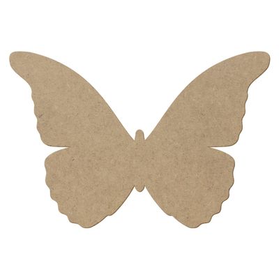 MDF Butterfly Cutout, 3 mm, 5–50 cm, for Décor & Crafts