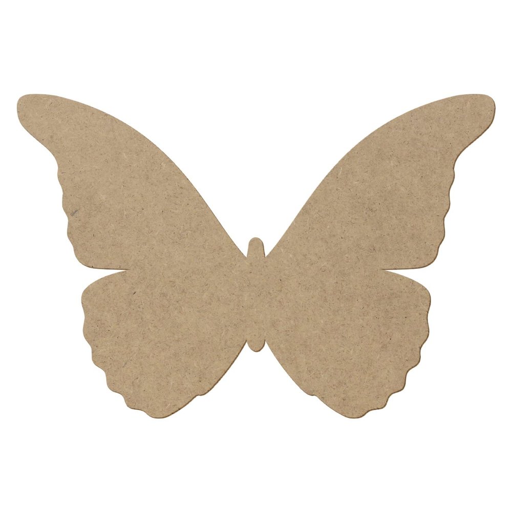 MDF Butterfly Cutout, 3 mm, 5–50 cm, for Décor & Crafts
