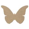 MDF Butterfly Cutout, 3 mm, 5–50 cm, for Décor & Crafts view 1