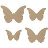 MDF Butterfly Cutout, 3 mm, 5–50 cm, for Décor & Crafts view 2
