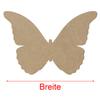 MDF Butterfly Cutout, 3 mm, 5–50 cm, for Décor & Crafts view 3