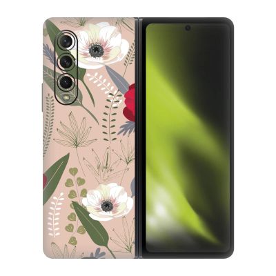 Head Case Designs Official Anis Illustration Anemone Pumphose Vinyl Skin for Samsung Galaxy Z Fold3 5G
