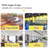 DRSFF Wall-Mounted Yoga Mat and Foam Roller Organizer Rack, 6-Tier Metal, White/Black/Gold (Color B) view 4