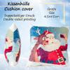 ANRO Christmas Santa Selfie Cushion Cover 45 × 45 cm with Filling view 4