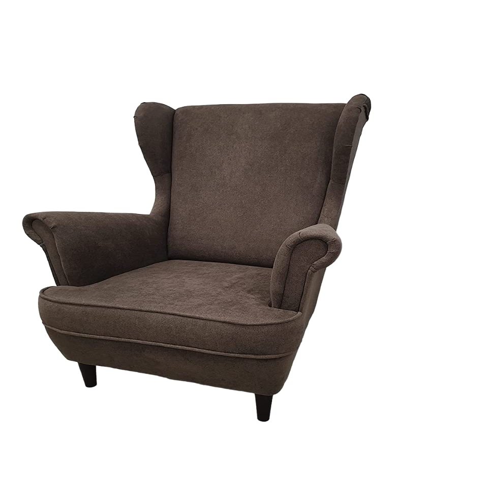 MartHome USZAK Scandinavian Lounge Chair, Brown A5