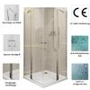 100 x 100 cm Corner Shower Enclosure with Pivot Folding Doors, 6 mm Nano-Coated Safety Glass view 3