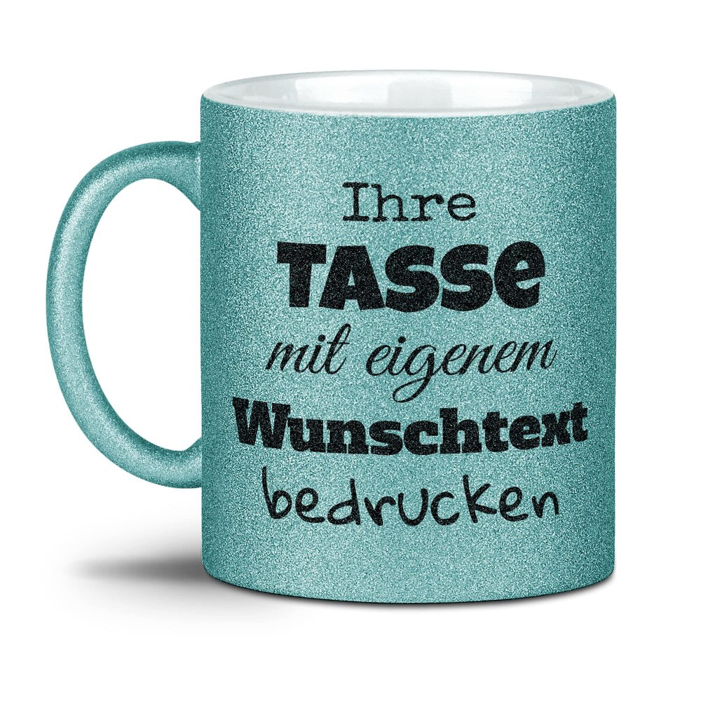 Glitter Mug M - Personalize with Text