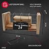 Funny Money Gift for 24th Birthday – Wooden Emergency Reserve Money Box view 4