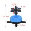 8 L/h Dripper Arrow Connectors, 4-Way Cross Fittings for Drip Irrigation, 50 Pieces view 2