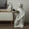 xuejuanshop Parent and Child Polar Bear Floor-to-Ceiling Ornament view 1