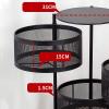 SLRMKK Storage Rack - Rotating Vegetable Rack, Freestanding Multi-Tier Kitchen Storage Rack, Serving Cart for Kitchen and Living Room, 5f (4f) view 3