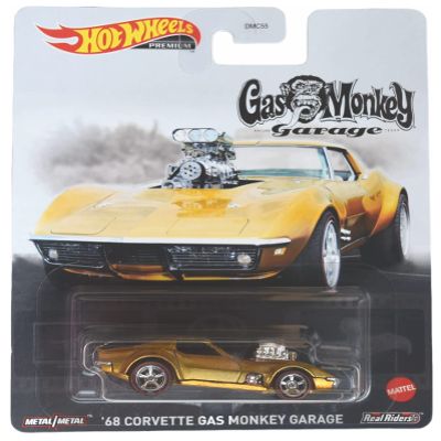 Hot Wheels '68 Corvette Gas Monkey Garage, 1:64 Scale