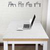 Large Felt Desk Mat, Keyboard and Mouse Pad, Gray view 4