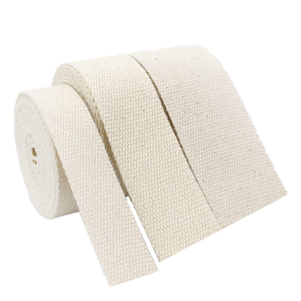 DTKJ Cotton Webbing, 9.1 m, Beige, 38/50 mm