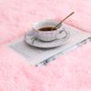 CHBIN Faux Fur Shaggy Rug 120 x 160 cm, Imitation Wool, Super Soft, Cozy, Pink view 2