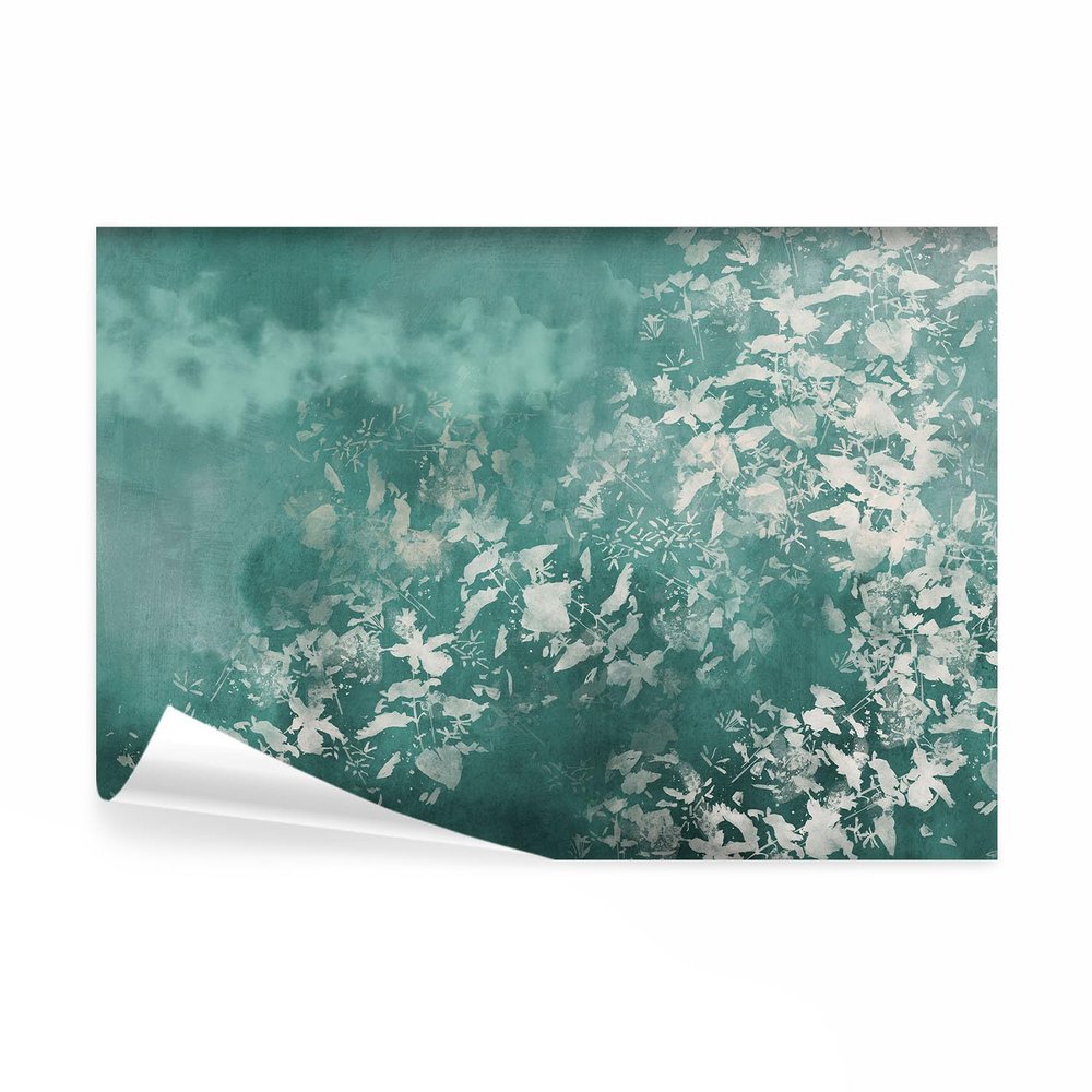 decomonkey Abstract Photo Wallpaper, 450 x 315 cm, Plants, Non-Woven, Bedroom
