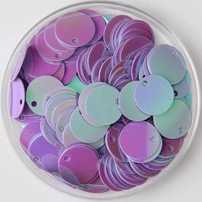 YUOYU Flat Round Sequins, 10–30 mm, Loose, 10 g