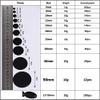 YUOYU Flat Round Sequins, 6/8/10/20/30 mm, for Sewing, Weddings and Crafts view 3