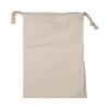 Durable Cotton Laundry Storage Bag with Drawstring, 15 x 20 cm view 1