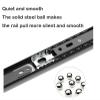 WAOUY 300 mm Ball-Bearing Keyboard Drawer Slides, 1 Pair view 4