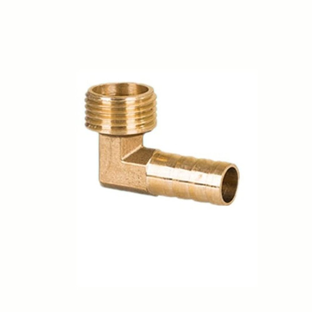 Mdingbao Brass Hose Barb Elbow, 6–16 mm to 1/8"–1/2" BSP Male Thread Adapter
