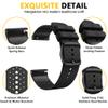 WIIKAI Silicone Replacement Band Compatible with Polar Vantage M, Black view 3