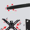 Universal Adjustable Projector Mount, Black view 3