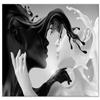 B&D XXL Abstract Couple Faces Canvas Wall Art for Bedroom or Living Room view 3