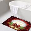 JLCP Christmas Door Mat, Red, Non-Slip, Water-Absorbent, Washable, 23.6 x 35.4 in view 4
