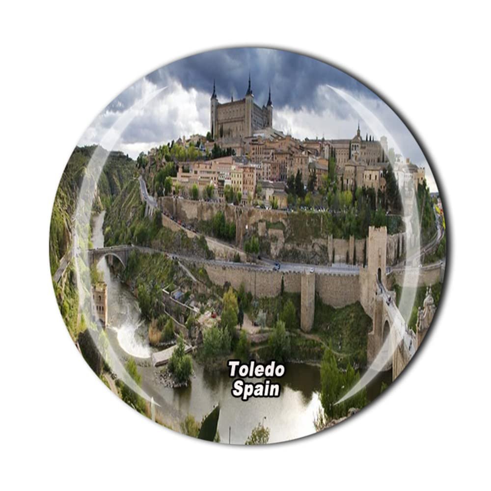 Toledo Spain Crystal Refrigerator Magnet
