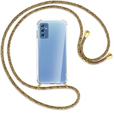 mtb more energy Phone Strap Case for Samsung Galaxy M52 5G (SM-M526, 6.7") - Natural/Gold