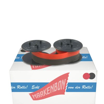 Ribbon Spools Compatible with Burroughs C 2056 [Black/Red] by markenbon – Ribbon 051 S + U – Canon Group 51 (1 Carton with 1 Piece)