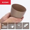 KADAX Plastic Flower Pot, 11–19 cm, 7 Colors, Simple Planter, Modern Plant Pot, Durable Flower Pot Protector, Round Pot (13 cm, Beige) view 4