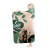 HUGS IDEA Alpaca Hooded Blanket, Portable, Cartoon Llama, Tropical Plant, Jungle Flower, Warm and Cozy, Nap Wrap, Size S view 2