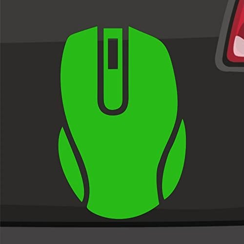 Funny Gaming Mouse Sticker – 6 Sizes, 21 Colors
