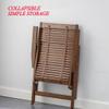 DUNAKE Mid-Century Modern Folding Lounge Chair with Cushion view 2