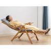 DUNAKE Mid-Century Modern Folding Lounge Chair with Cushion view 3