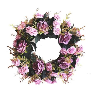ZZTWER 13.8" Peony Wreath for Parties, Weddings and Festivals