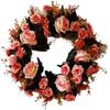ZZTWER 13.8" Peony Wreath for Parties, Weddings and Festivals view 3