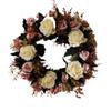 ZZTWER 13.8" Peony Wreath for Parties, Weddings and Festivals view 4