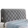 TFBH Velvet Headboard Cover, Gray, 200 cm/78 in view 1