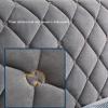 TFBH Velvet Headboard Cover, Gray, 200 cm/78 in view 4